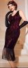 Adult Female Costumes to Hire - Gatsby - Burgandy XS 